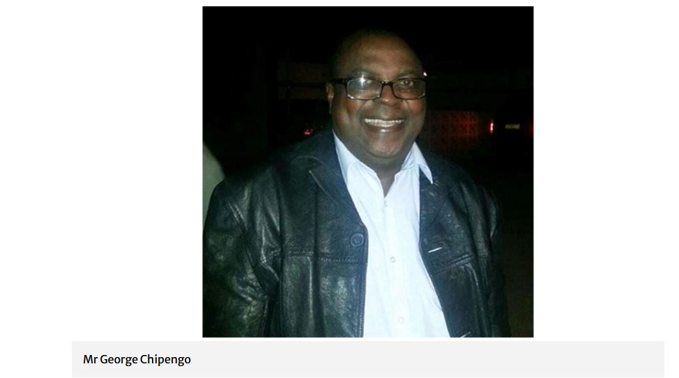 GEORGE CHIPENGO AGRICULTURAL SHOW SOCIETY FORMER PRESIDENT MATABELELAND SOUTH