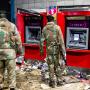South Africa Unrest Vandalised ATM six instigators arrested SA Soldiers Arrested For Aiding Smuggling Of Stolen Cars To Zimbabwe