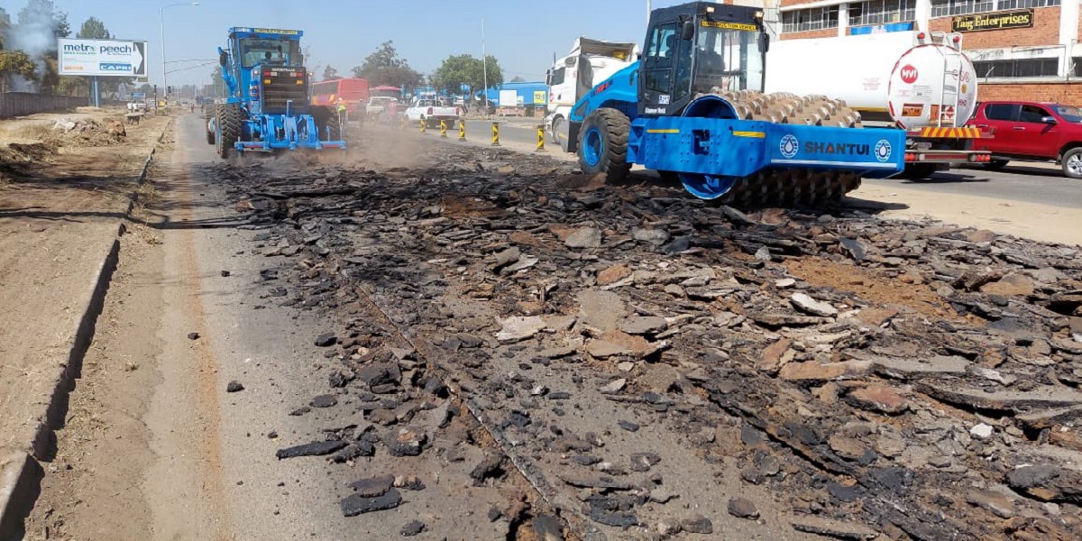 PICTURES: Rehabilitation Of Seke Road Commences
