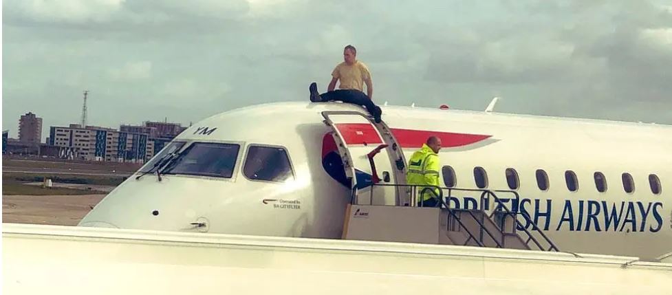 Man Who Glued Himself To British Airways Embraer Jet Jailed
