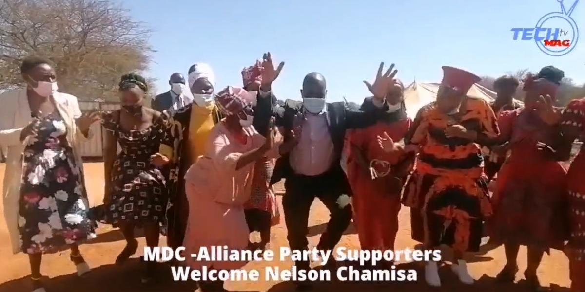Nelson Chamisa Dancing in Matebeleland