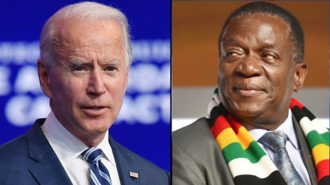 Biden Didn't Have A Scheduled Meeting With Mnangagwa - USA