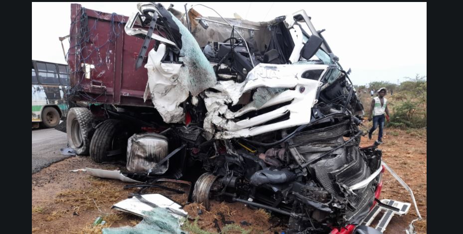 PICTURES: At Least 2 Dead As Nyaradzo Funeral Bus Collides With Haulage Truck