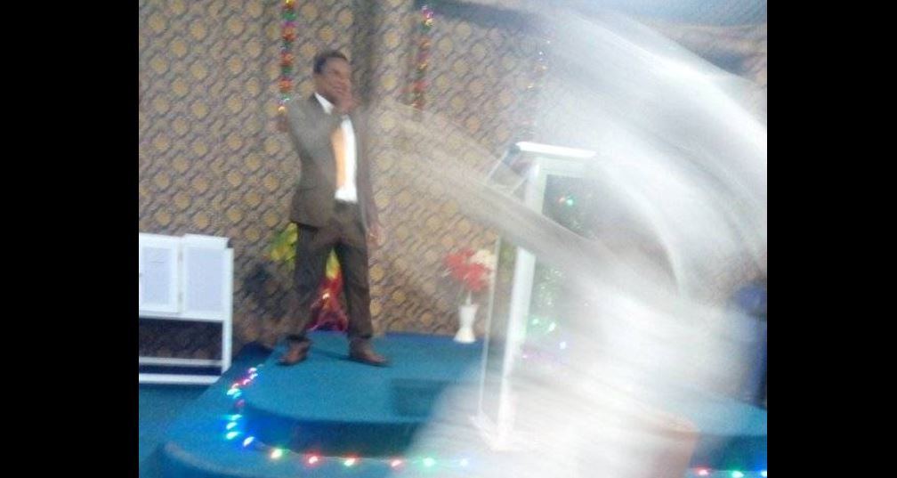 Nigerian Pastor Shares Pictures Of An Angel Captured On Camera On New Year Eve