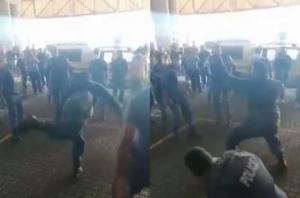 ‘Manic’ South African Cop Attacks Colleagues Kung-fu Style – Pindula News