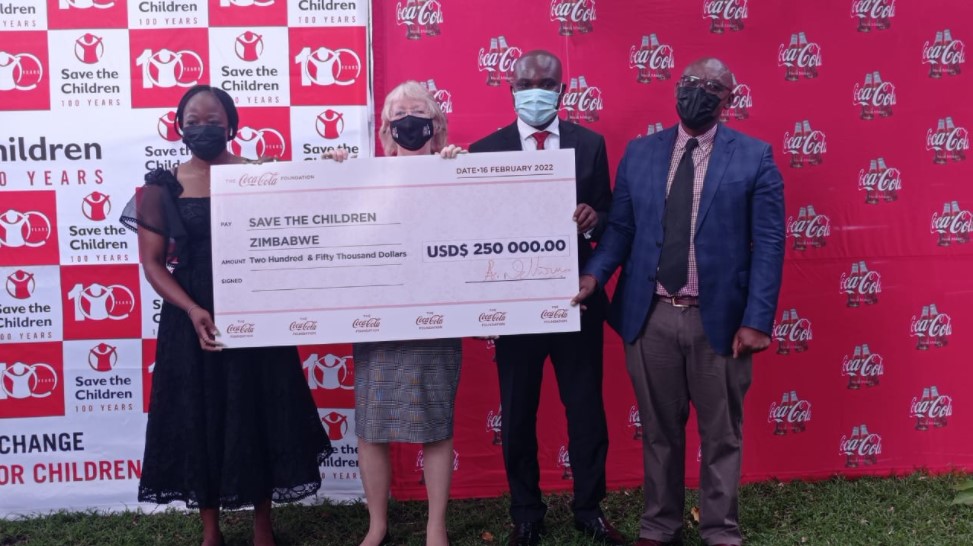Coca-Cola Zimbabwe Donates $250 000 To Save The Children Zimbabwe