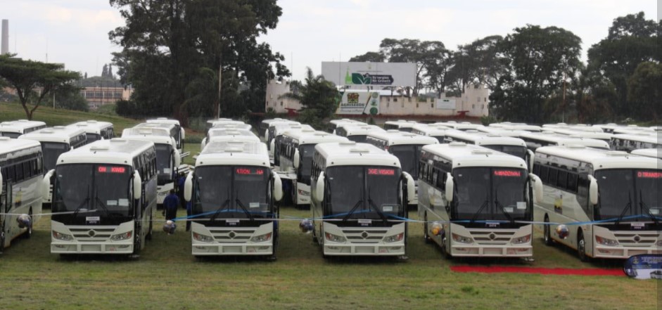 PICTURES: President Mnangagwa Commissions Another Batch Of ZUPCO Buses