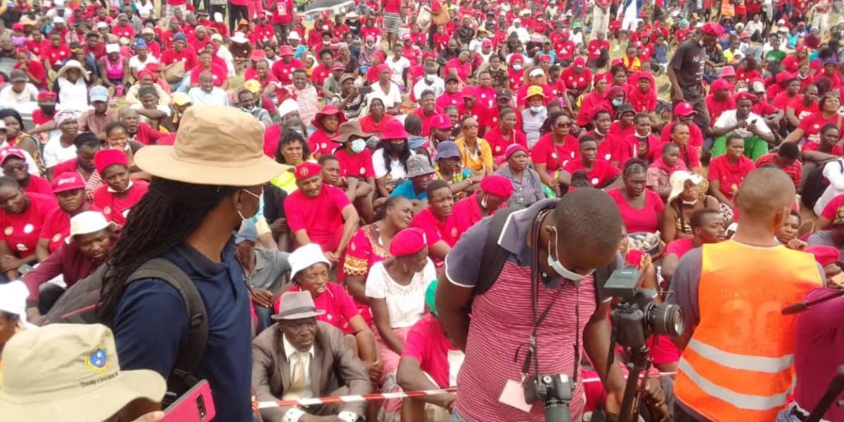 PICTURES: MDC Alliance Rally Zimbabwe Grounds 13 March 2022