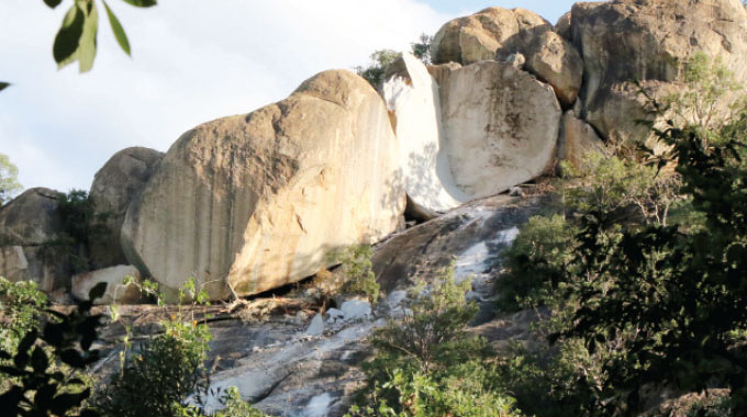 Balancing Rock Splits Into Two And Falls At Njelele Shrine