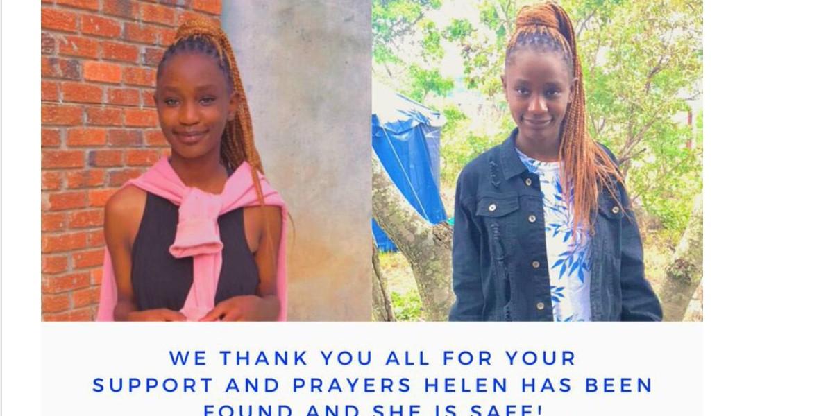 UPDATE: "Missin Teen Girl" Helen Dirani Has Been Found