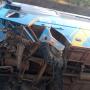 School Bus Carrying ZANU PF Members From First Lady's Cooking Competition Damaged Beyond Repair In Accident