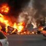 WATCH: Choppies Truck Catches Fire After Collision