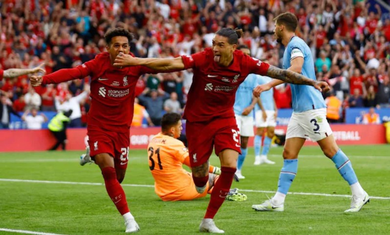 Nunez Darwin Scores As Liverpool Beat Manchester City To Lift The