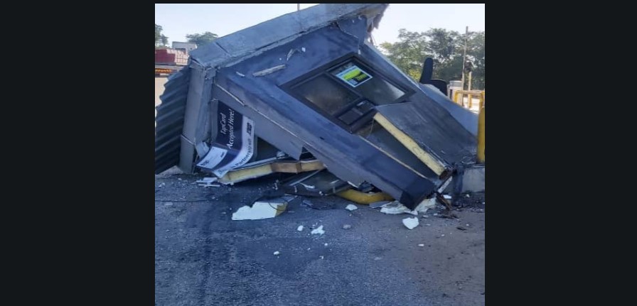 PICTURES: Mushagashe Tollgate Destroyed By Haulage Truck