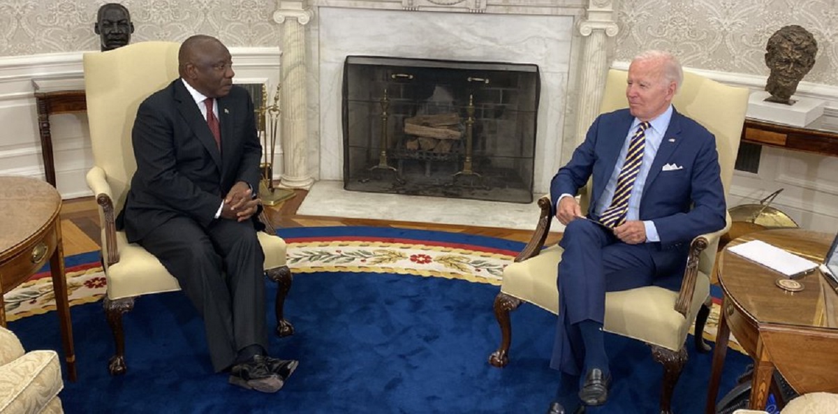 Ramaphosa Tells Biden That Sanctions Forcing Zimbabwean Migrants To Neighbouring Countries