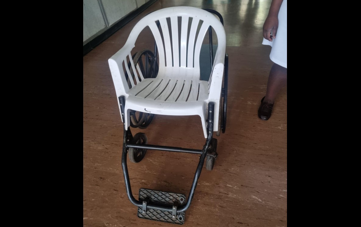 PICTURES: Makeshift Wheelchair At Parirenyatwa Cause Commotion On ...