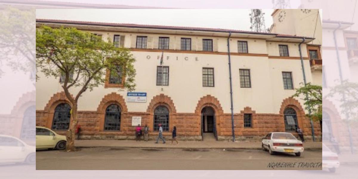 Bulawayo Closes Main Post Office Gardens Following The Collapse Of The Veranda Roof