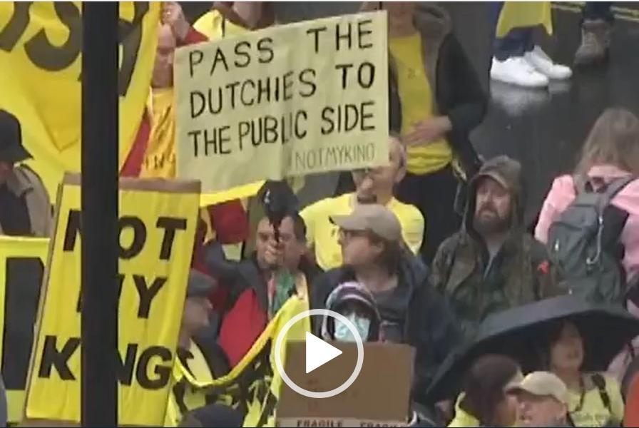 WATCH: Anti-monarchy Protesters Boo King Charles' Coronation