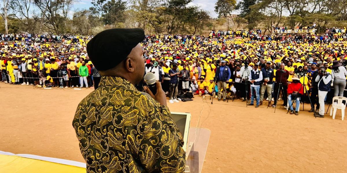 WATCH: Chamisa Criticises ZBC's Limited Coverage Of CCC Rallies Ahead Of Elections