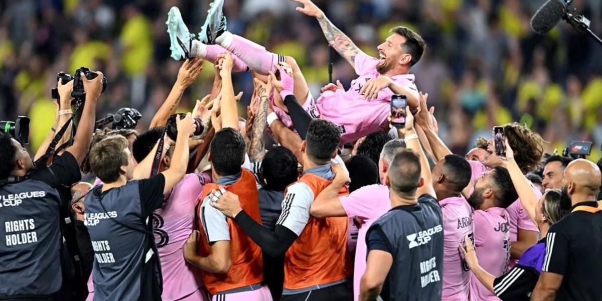 Lionel Messi Wins His 1st North American Soccer Trophy As Inter Miami Lifts The League Cup
