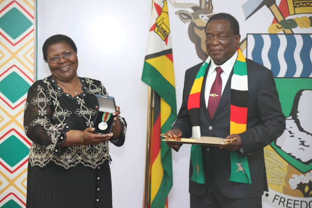 Mai Chisamba Awarded Order Of The Star Of Zimbabwe, Silver