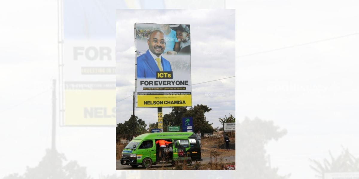 WATCH: Man Caught Trying To Burn Chamisa's Billboards
