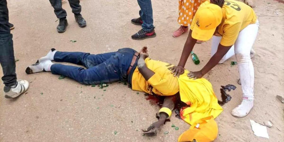 Tinashe Chitsunge Stoned by ZANU PF Youths election violence