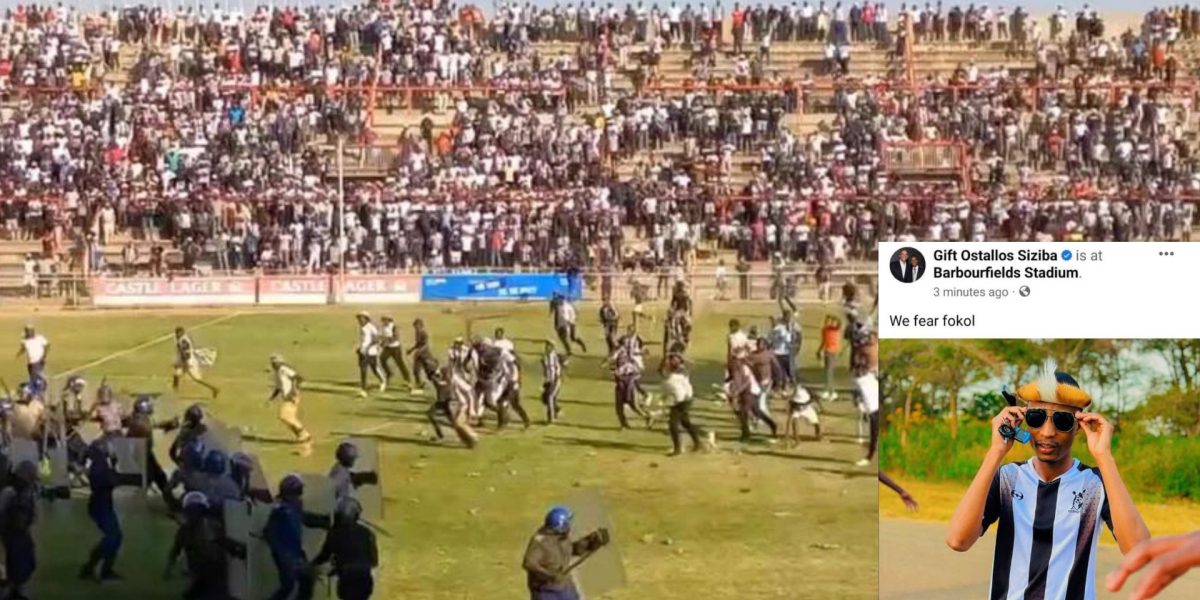 Reactions To Pitch Invasion During Highlanders Vs Dynamos Match At Barbourfields