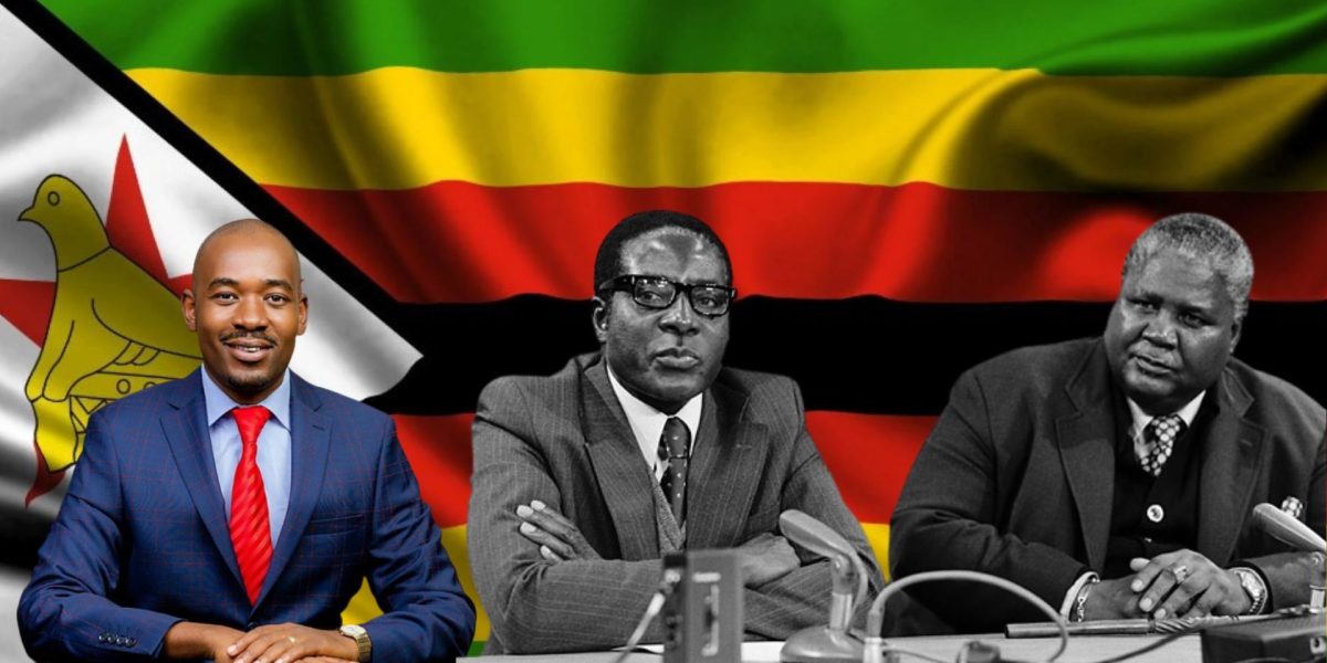 Nelson Chamisa Robert Mugabe Joshua Nkomo