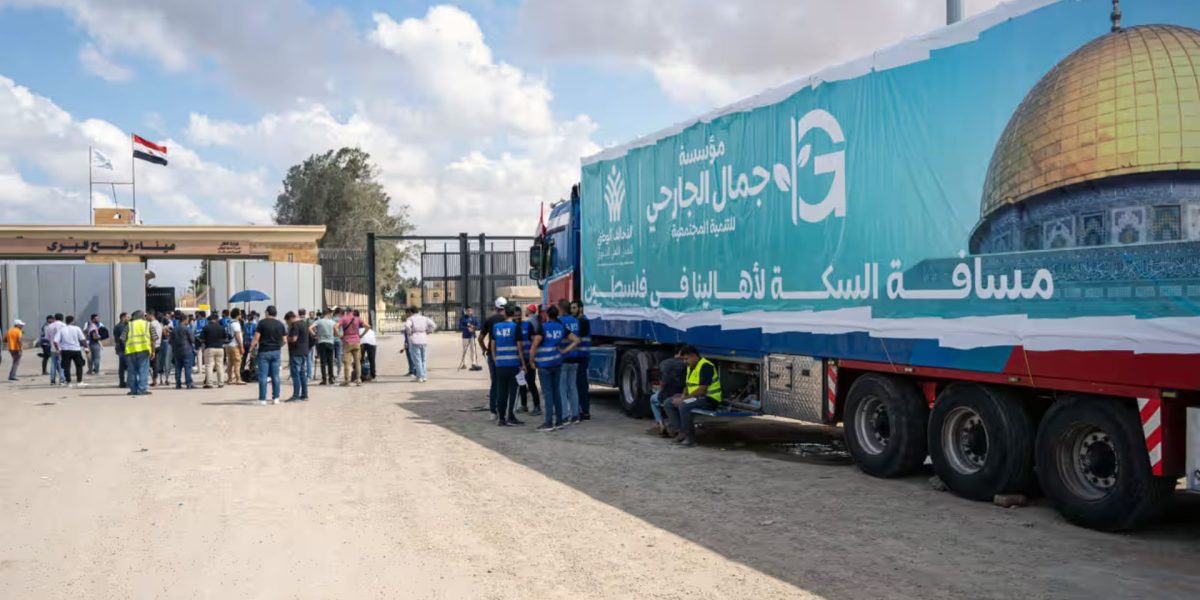 RAFAH CROSSING EGYPT GAZA ISRAEL humanitarian aid