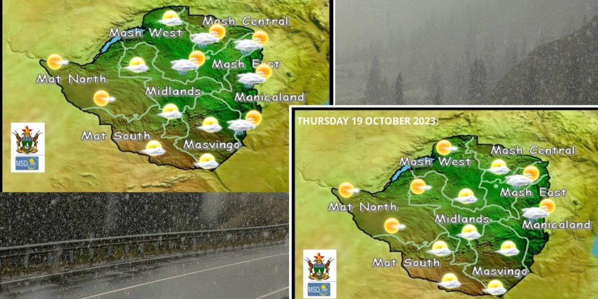Zimbabwe Report and Forecast Meteorological Services Department (msd)