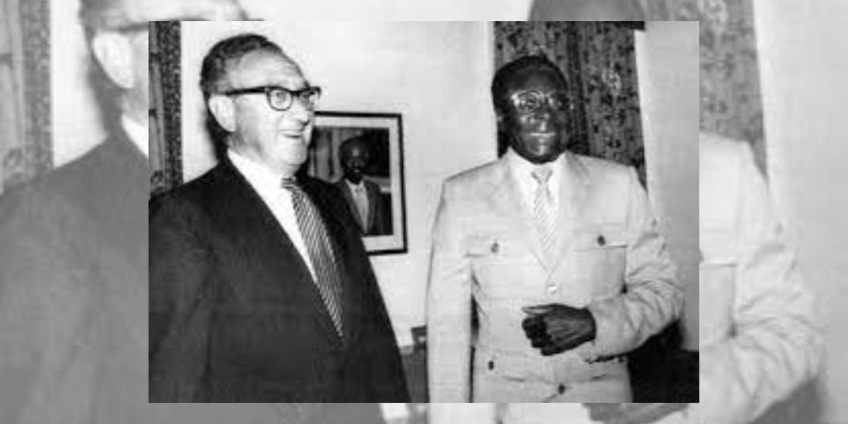 Henry Kissinger And Robert Gabriel Mugabe