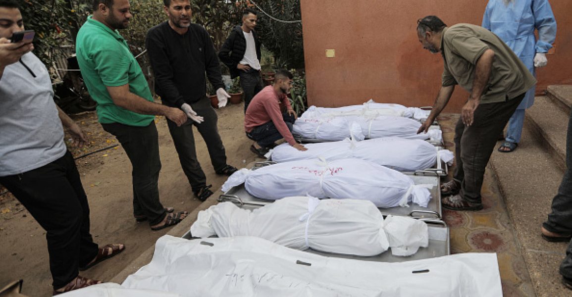 Mass Grave Gaza hospital