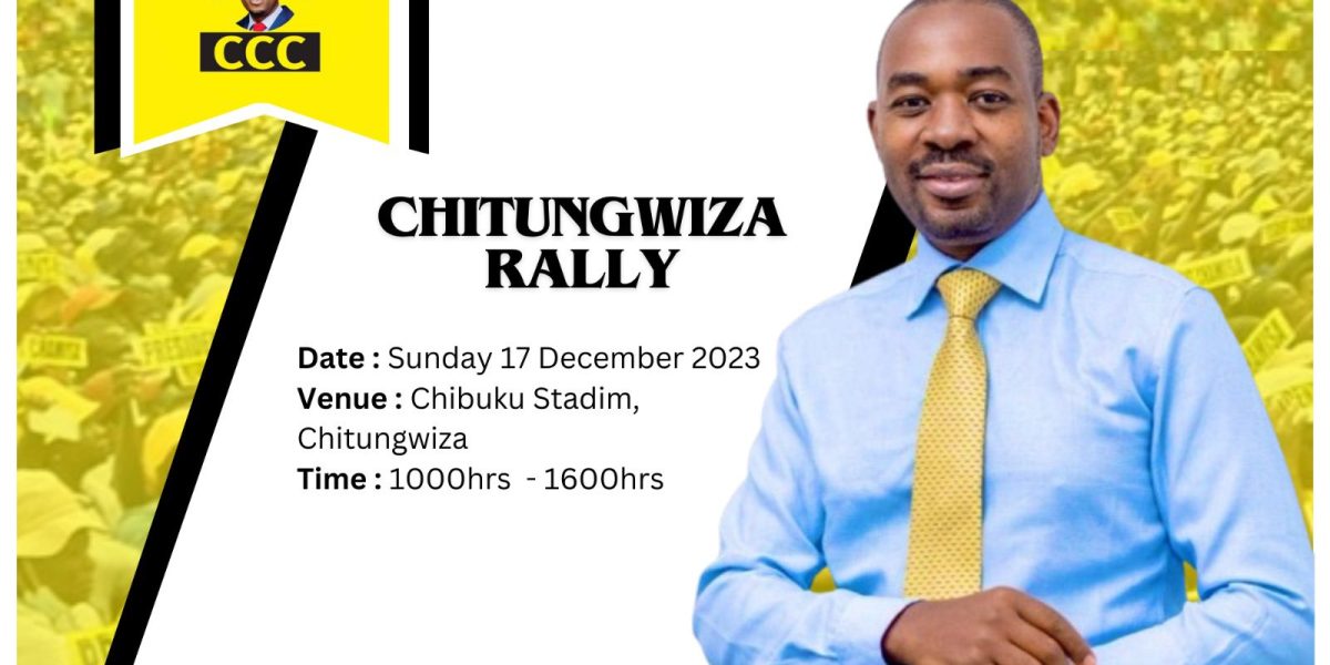 Nelson Chamisa Chitungwiza Rally