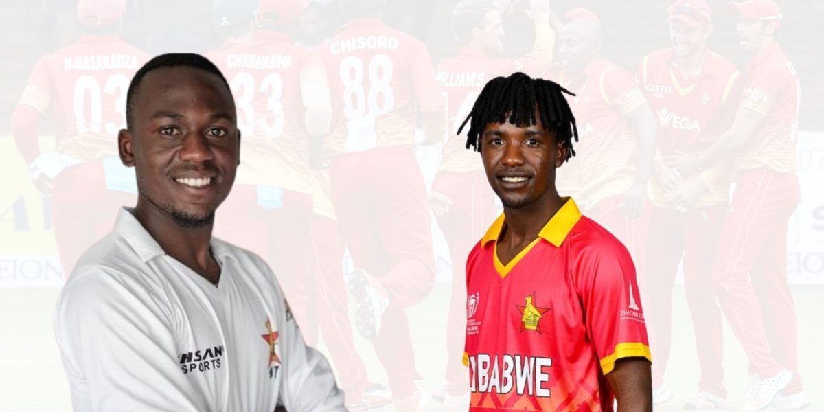 Zimbabwe Cricket Wessly Madhevere Brandon Mavuta