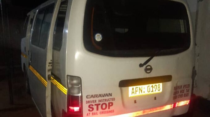 Kombi kidnapping driver David Livingstone Primary School Kombi