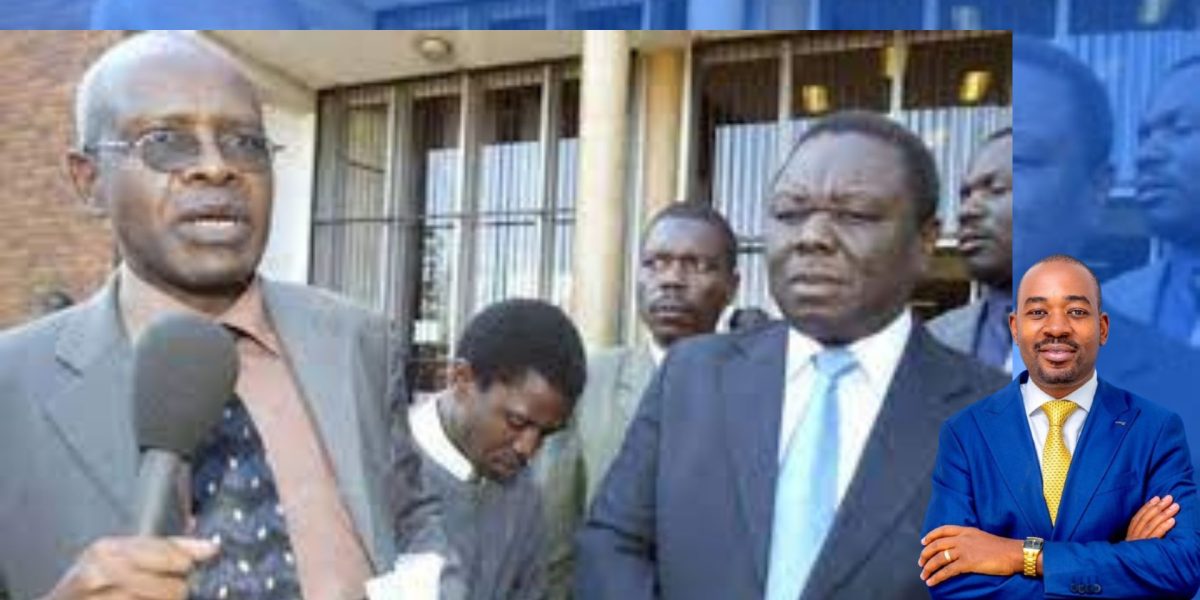 Nelson Chamisa Morgan Tsvangirai Eric Matinenga