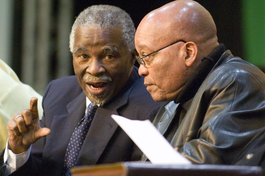 Jacob Zuma and Thabo Mbeki