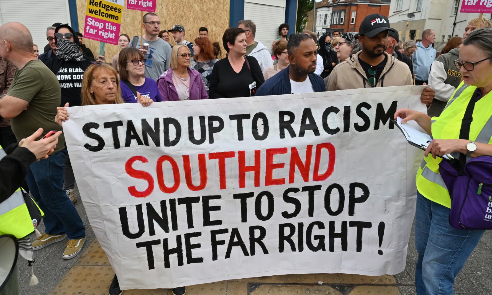 Thousands Of Anti-racism Protesters Flood Streets Across England To Counter Far-right Rallies