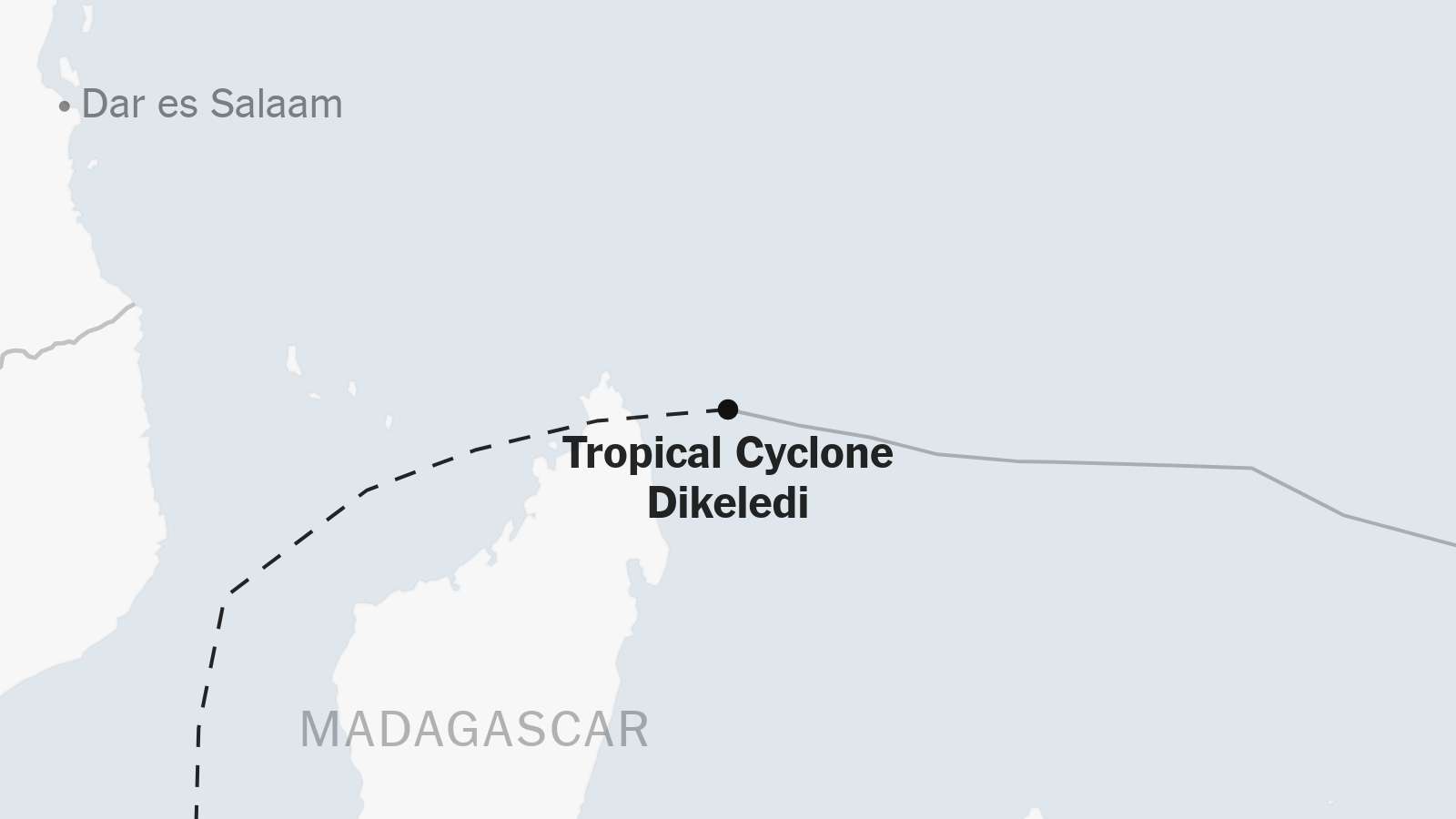 Tropical Storm Dikeledi Devastates Mayotte, Kills 3 In Madagascar