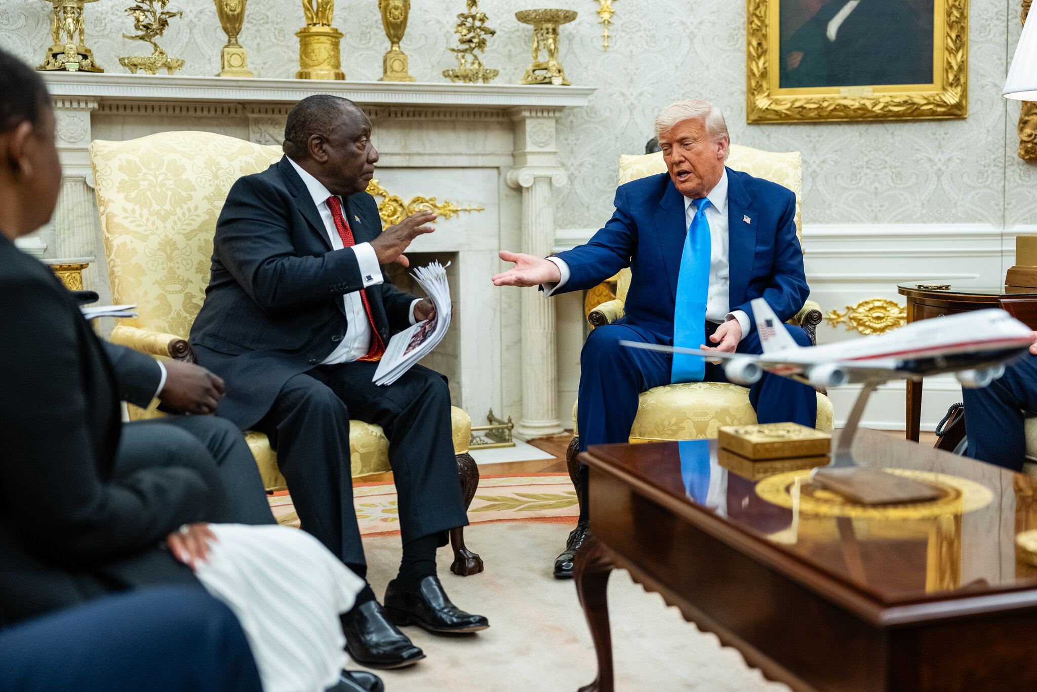 Ramaphosa Rebuts Trump’s Claims On White Farmer Killings In SA During Oval Office Live News Conference