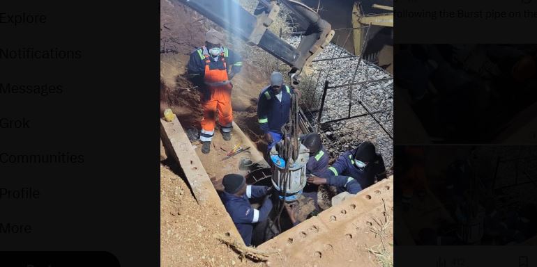 Bulawayo Restores Water Supply After Pipeline Repairs