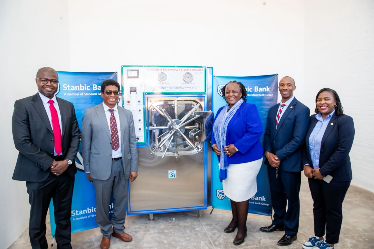 Stanbic Bank Donates Autoclave Machine To Ingutsheni Hospital