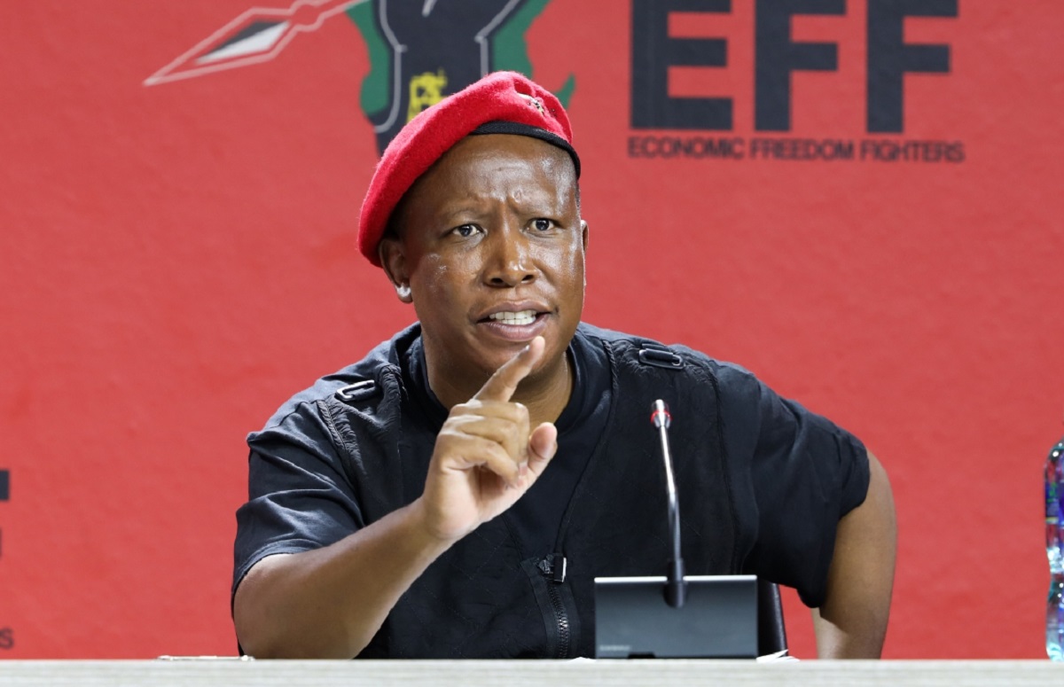 Malema’s EFF Hits Out At Mnangagwa Over Constitutional Amendment