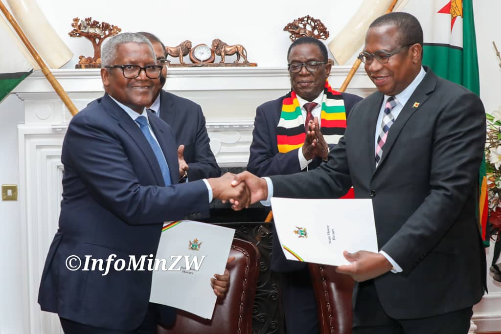 Zimbabwe “Ready For Investment,” Says Aliko Dangote