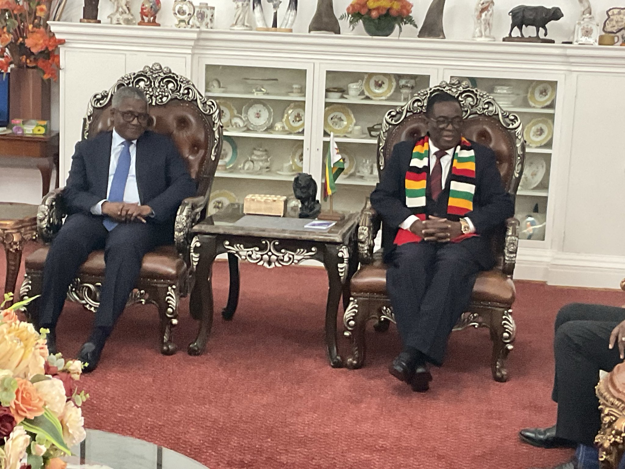 Nigerian billionaires business meeting The "Billionaire Synergy" Effect: Collaboration Over Competition