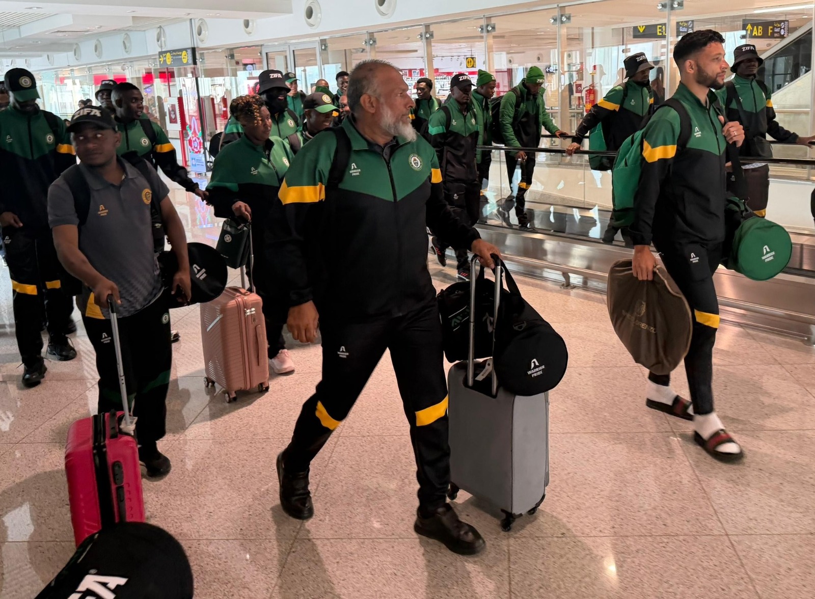 Warriors Arrive in Morocco Ahead of AFCON Finals