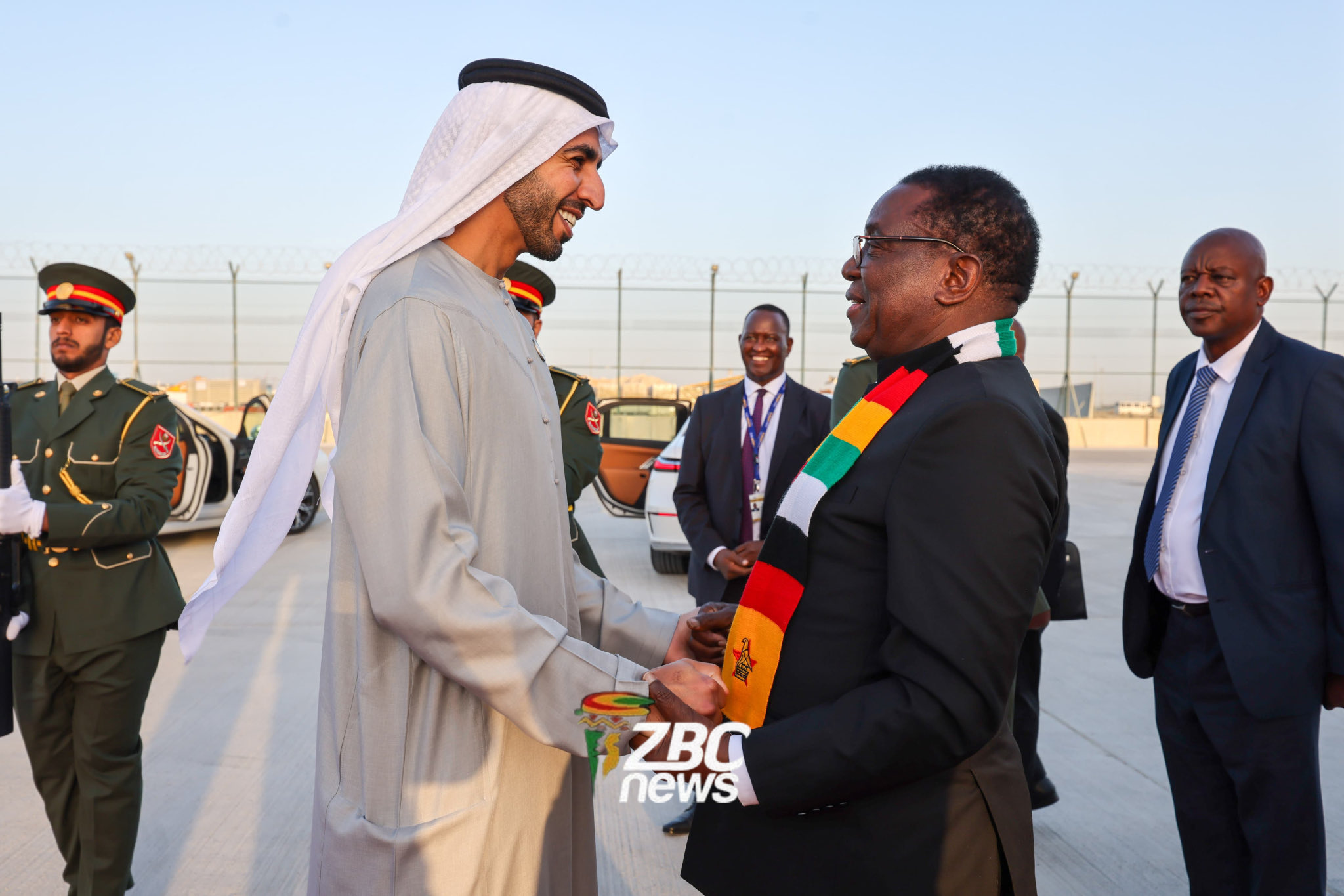 Mnangagwa In Dubai For Three-day World Governments Summit