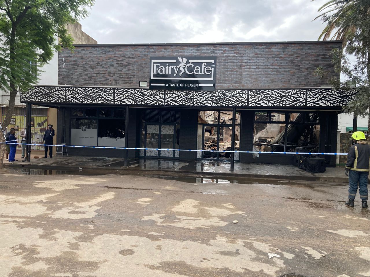Forensic Team Probes Suspected Arson At Fairy Café