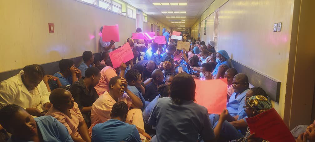 Parirenyatwa Hospitals Nurses Go On Strike, Demand Pay Hike